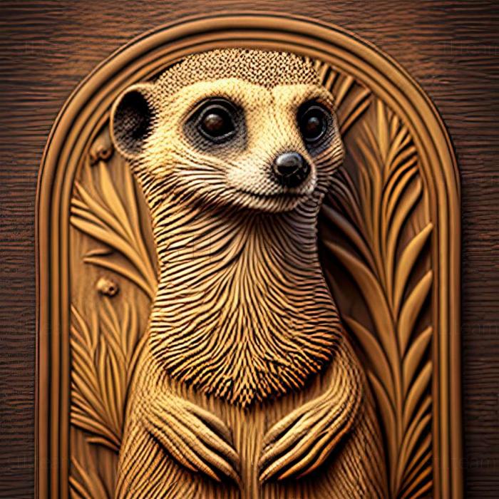 3D model Meerkat (STL)